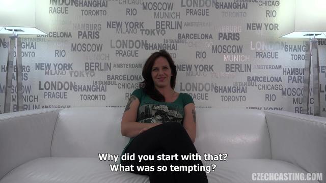 Чешка на кастинге очень любит вагинальную еблю и минет