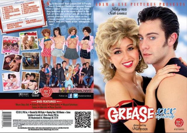 Фильм Grease XXX A Parody  Бриолин ХХХ Пародия с русским переводом